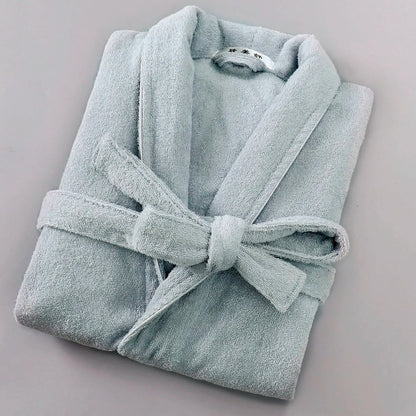 Peignoir de Bain Coton éponge/Polyester Homme et Femme