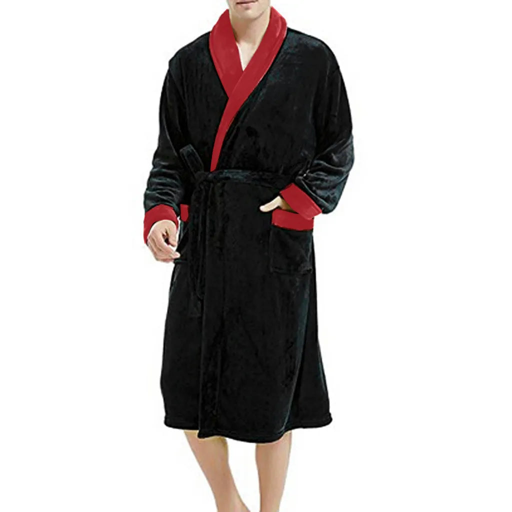 Peignoir de Bain Hiver Polyester Homme