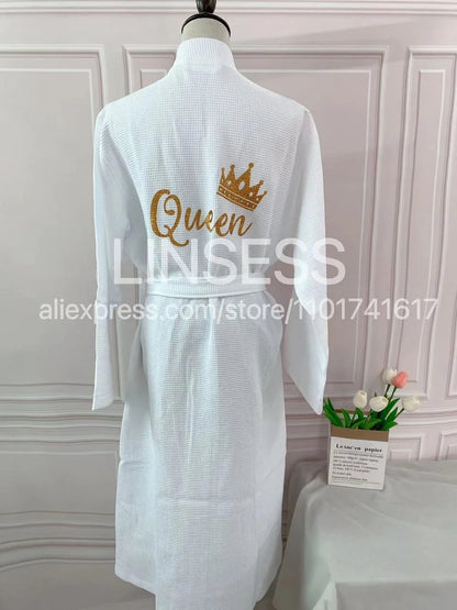 Peignoir de Bain King and Queen