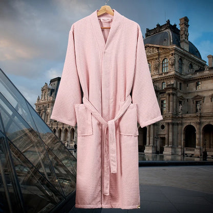 Peignoir de Bain Polyester gaufré avec ou sans capuche Unisexe