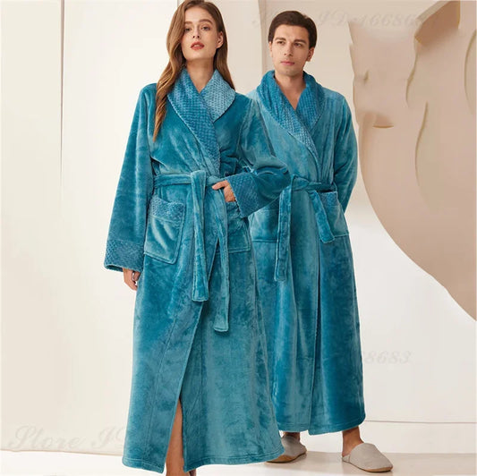 Peignoir de Bain automne/hiver Polyester Homme et Femme