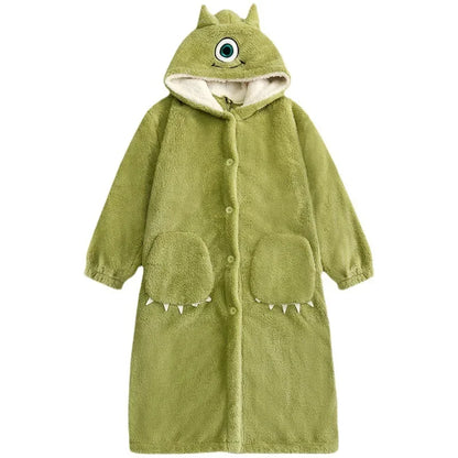 Peignoir de Bain oeil Cyclope Polaire Femme