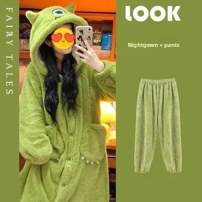 Peignoir de Bain oeil Cyclope Polaire Femme