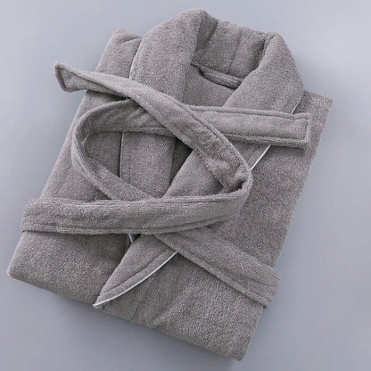 Peignoir de bain Coton éponge/Polyester doux Homme et Femme