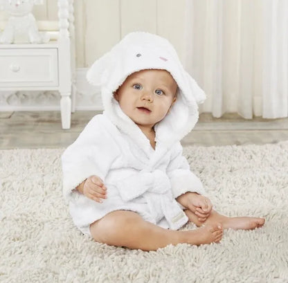 Peignoir de Bain Bébé Flanelle Coton Animaux