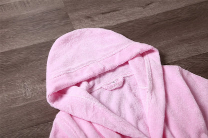 Peignoir de bain coton éponge pour enfants