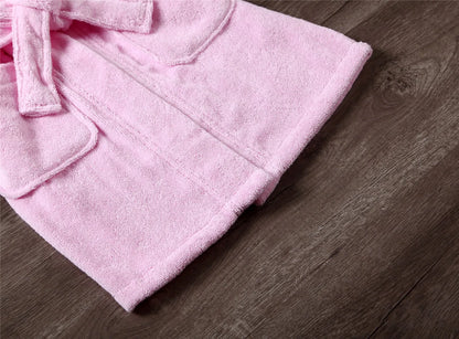 Peignoir de bain coton éponge pour enfants