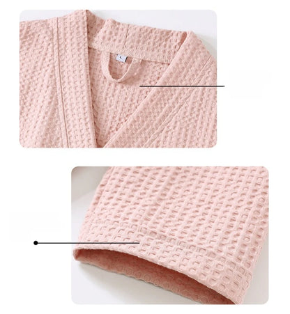 Peignoir de bain coton gaufré Homme et Femme