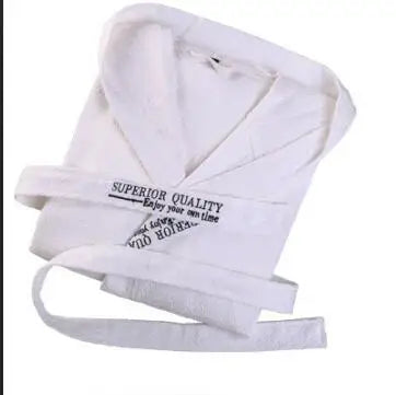 Peignoir de bain coton gaufré Unisexe