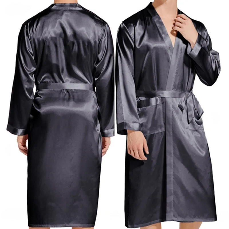 Peignoir de salon Homme Satin Polyester/Rayon