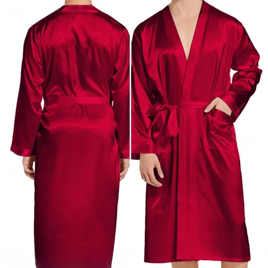 Peignoir de salon Homme Satin Polyester/Rayon