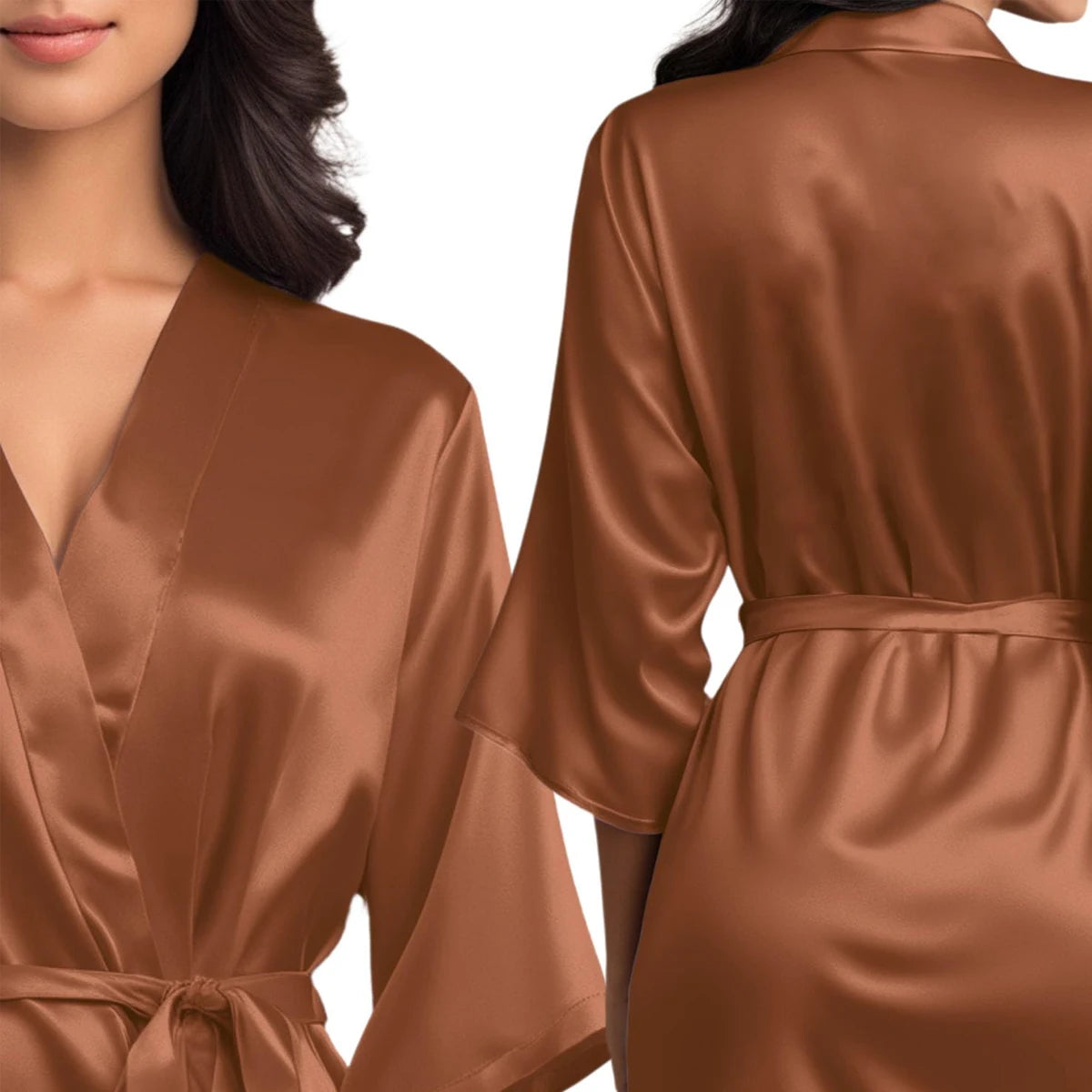 Peignoir d'été court et sexy pour femme