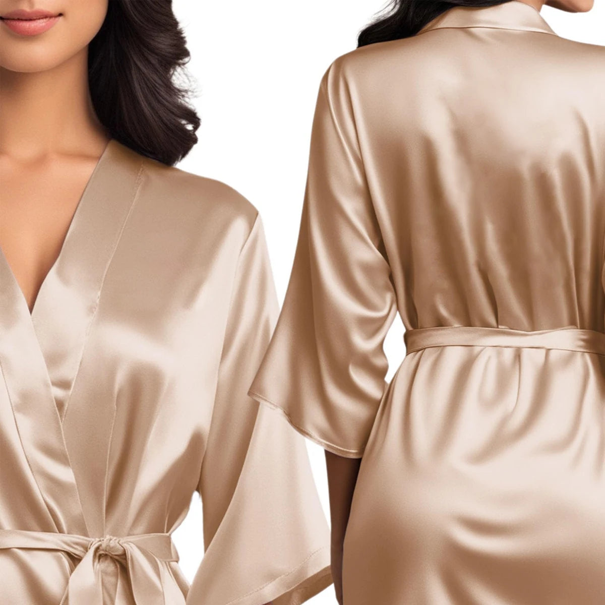 Peignoir d'été court et sexy pour femme