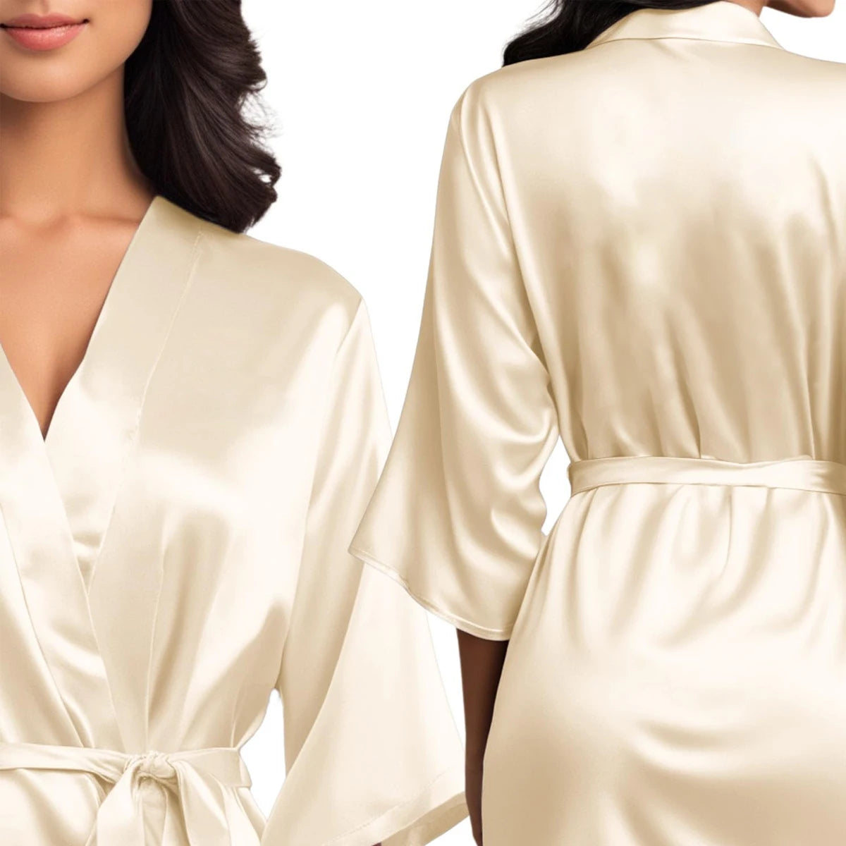 Peignoir d'été court et sexy pour femme