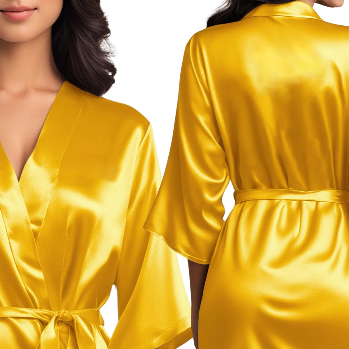 Peignoir d'été court et sexy pour femme