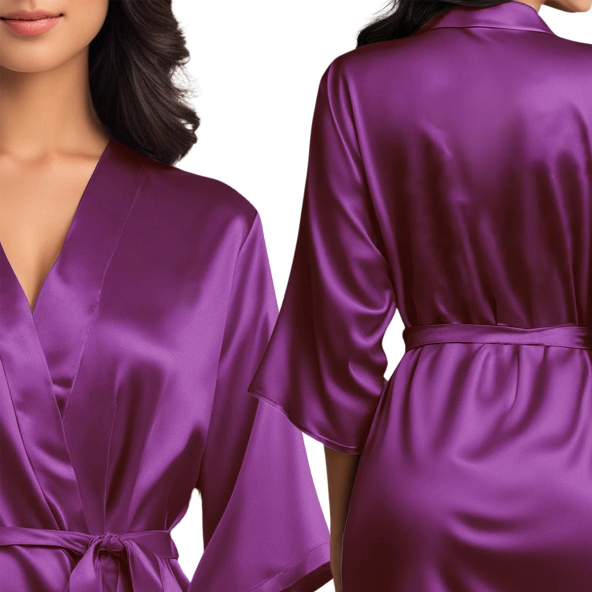 Peignoir d'été court et sexy pour femme