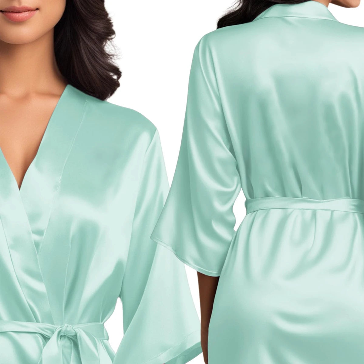 Peignoir d'été court et sexy pour femme