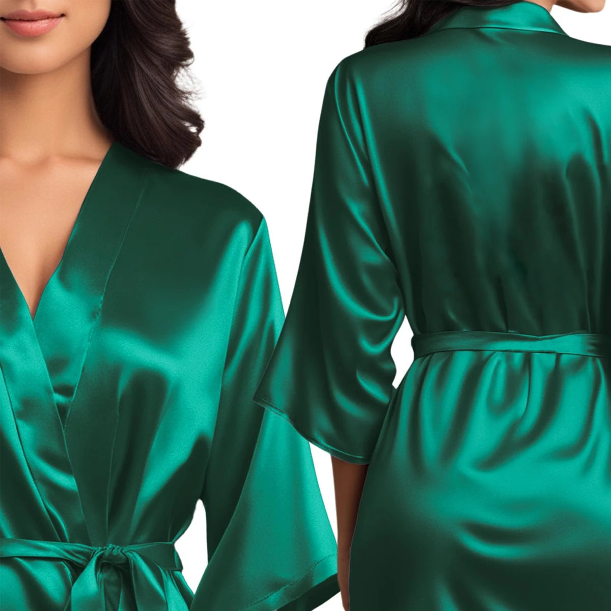 Peignoir d'été court et sexy pour femme