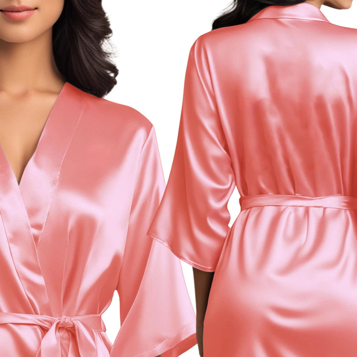 Peignoir d'été court et sexy pour femme