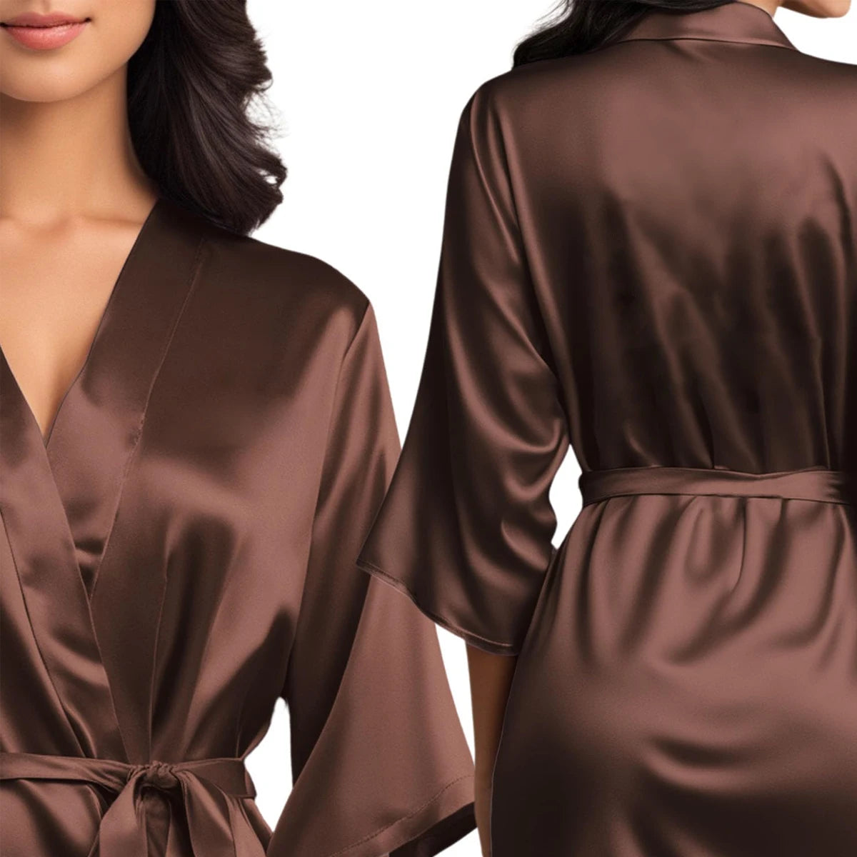 Peignoir d'été court et sexy pour femme