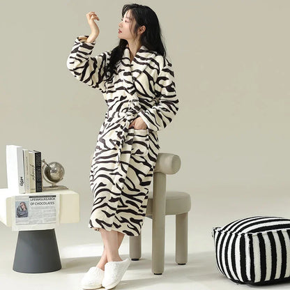 Peignoir flanelle polyester femme