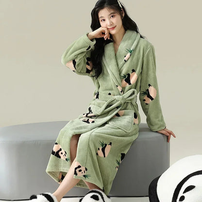 Peignoir flanelle polyester femme