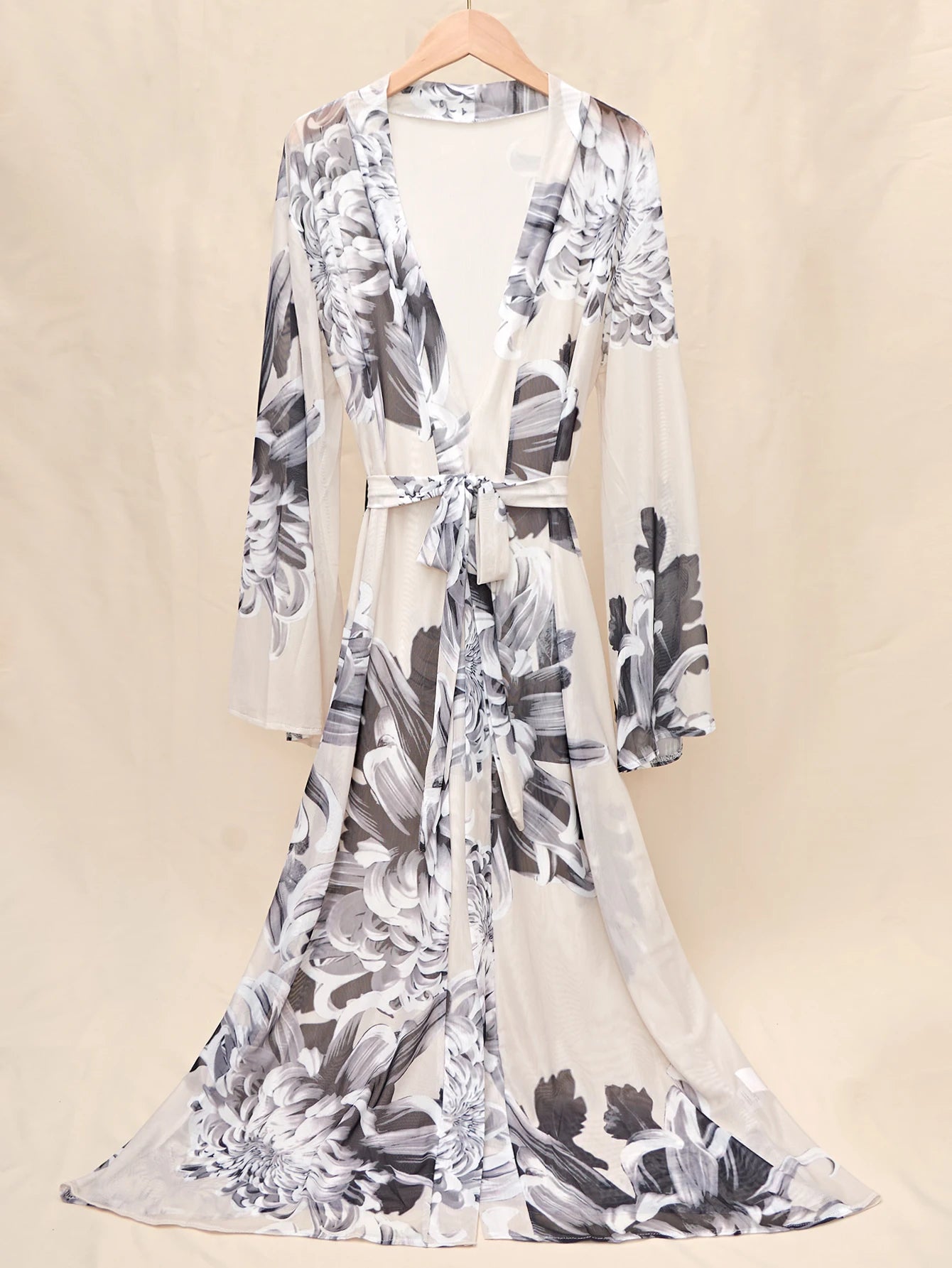 Peignoir long élégant pour femme