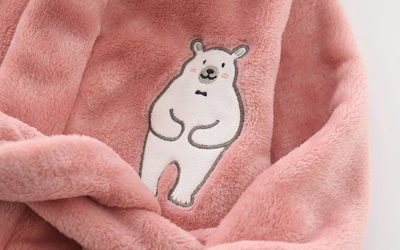 Peignoir ourson bébé/enfant