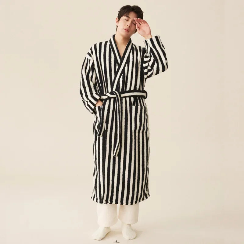 Peignoir + pantalon Homme Flanelle Polyester