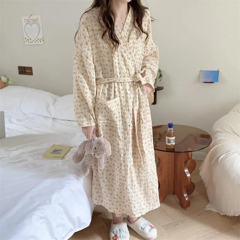 Peignoir printemps/automne Coton Femme