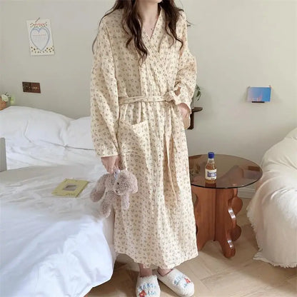 Peignoir printemps/automne Coton Femme