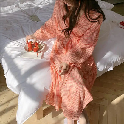 Peignoir printemps/automne Coton Femme