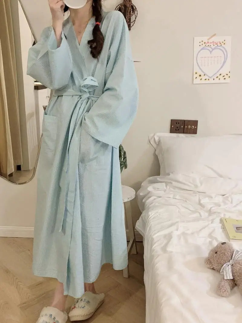 Peignoir printemps/automne Coton Femme