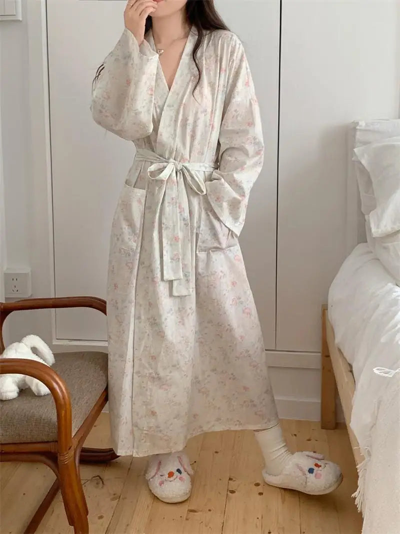 Peignoir printemps/automne Coton Femme