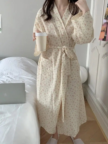 Peignoir printemps/automne Coton Femme