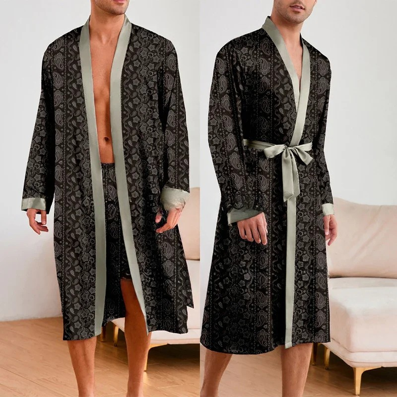 Peignoir & Short Homme motif Paisley