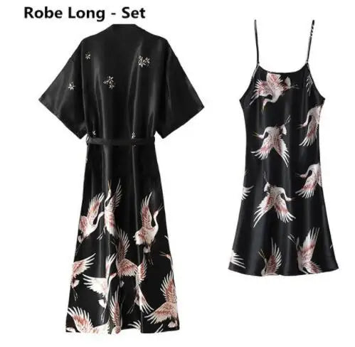 Peignoir/Nuisette Soie Glacée Polyester Femme