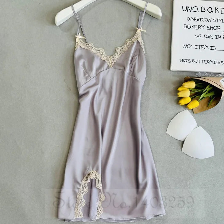 Peignoir/Nuisette sexy Satin Polyester Femme