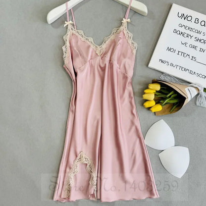 Peignoir/Nuisette sexy Satin Polyester Femme