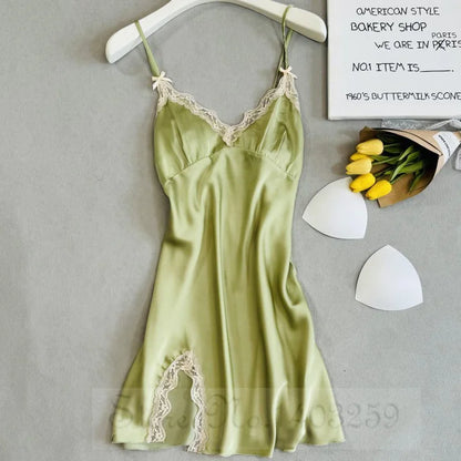 Peignoir/Nuisette sexy Satin Polyester Femme