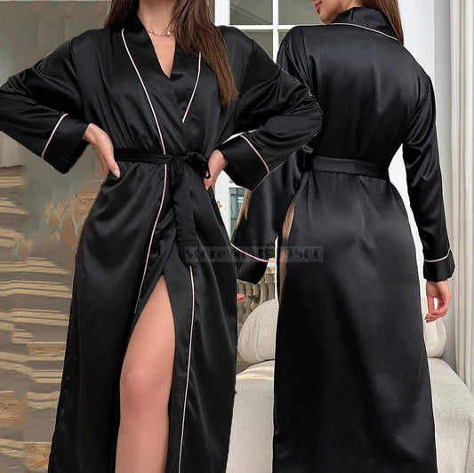 Peignoir Élégant Long pour Femme