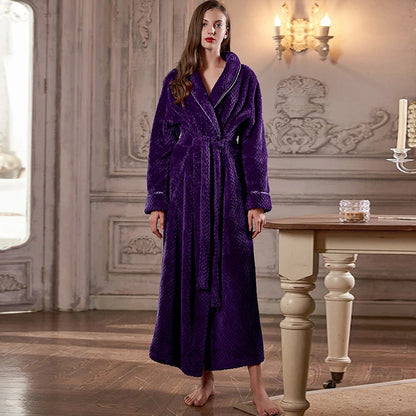 Peignoir flanelle style Jacquard homme et femme