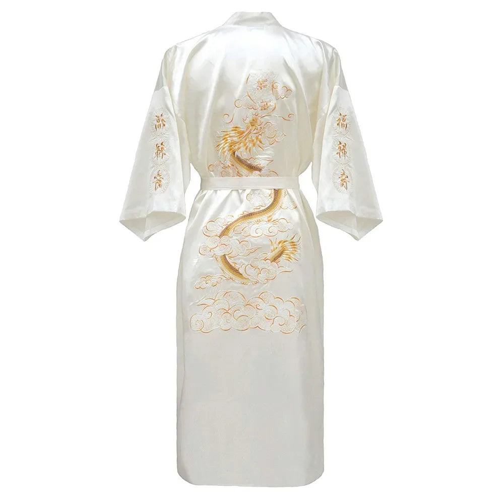 Kimono dragon polyester Homme