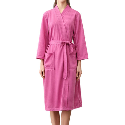 Peignoir de Bain gaufré Polyester Femme