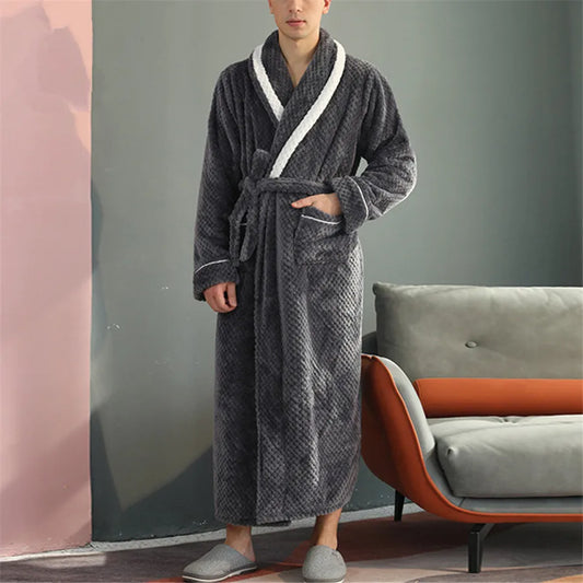 Peignoir Flanelle automne/hiver Polyester Homme