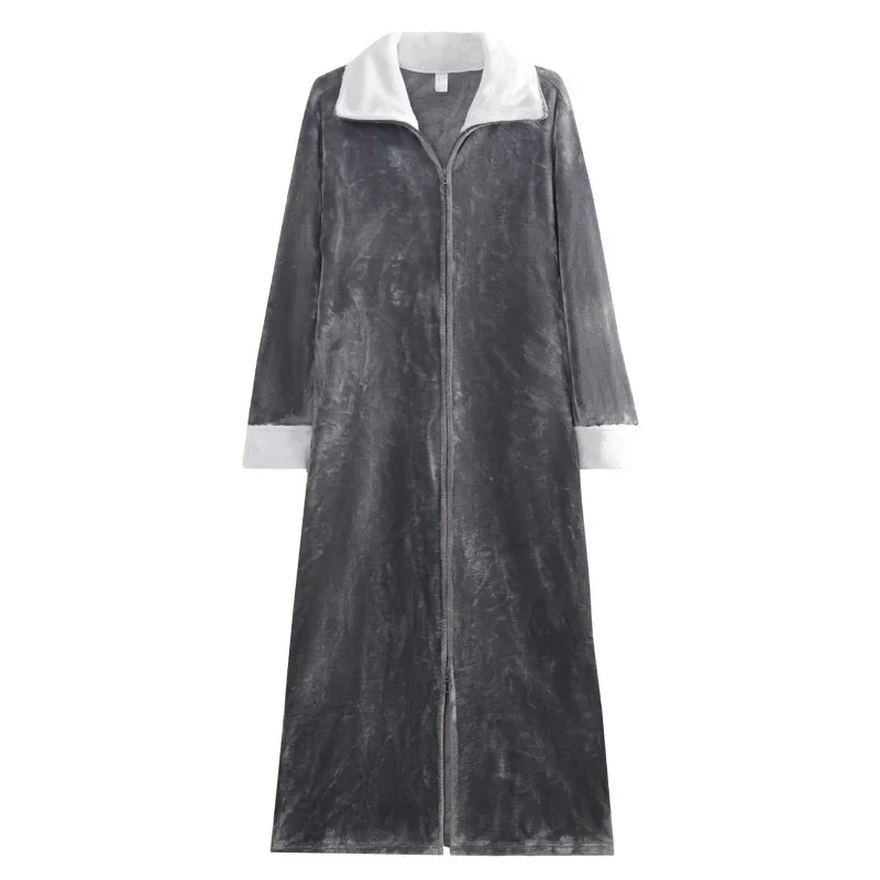 Peignoir Flanelle/Polaire zip Homme et Femme