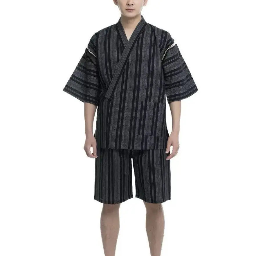 Kimono Japonais 2 pièces polyester Homme