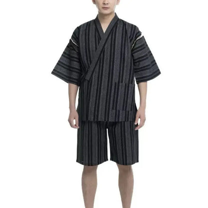 Kimono Japonais 2 pièces polyester Homme