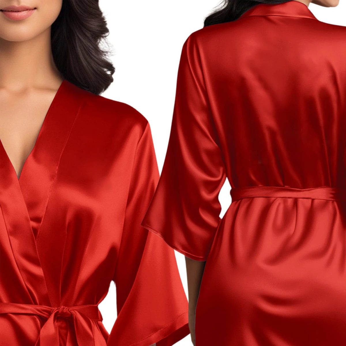 Peignoir d'été court et sexy pour femme