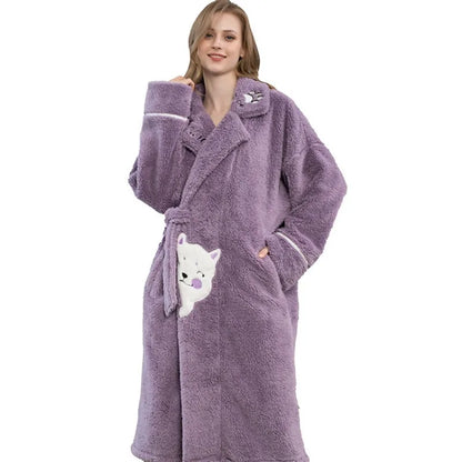 Peignoir de Bain Inu Polyester Femme